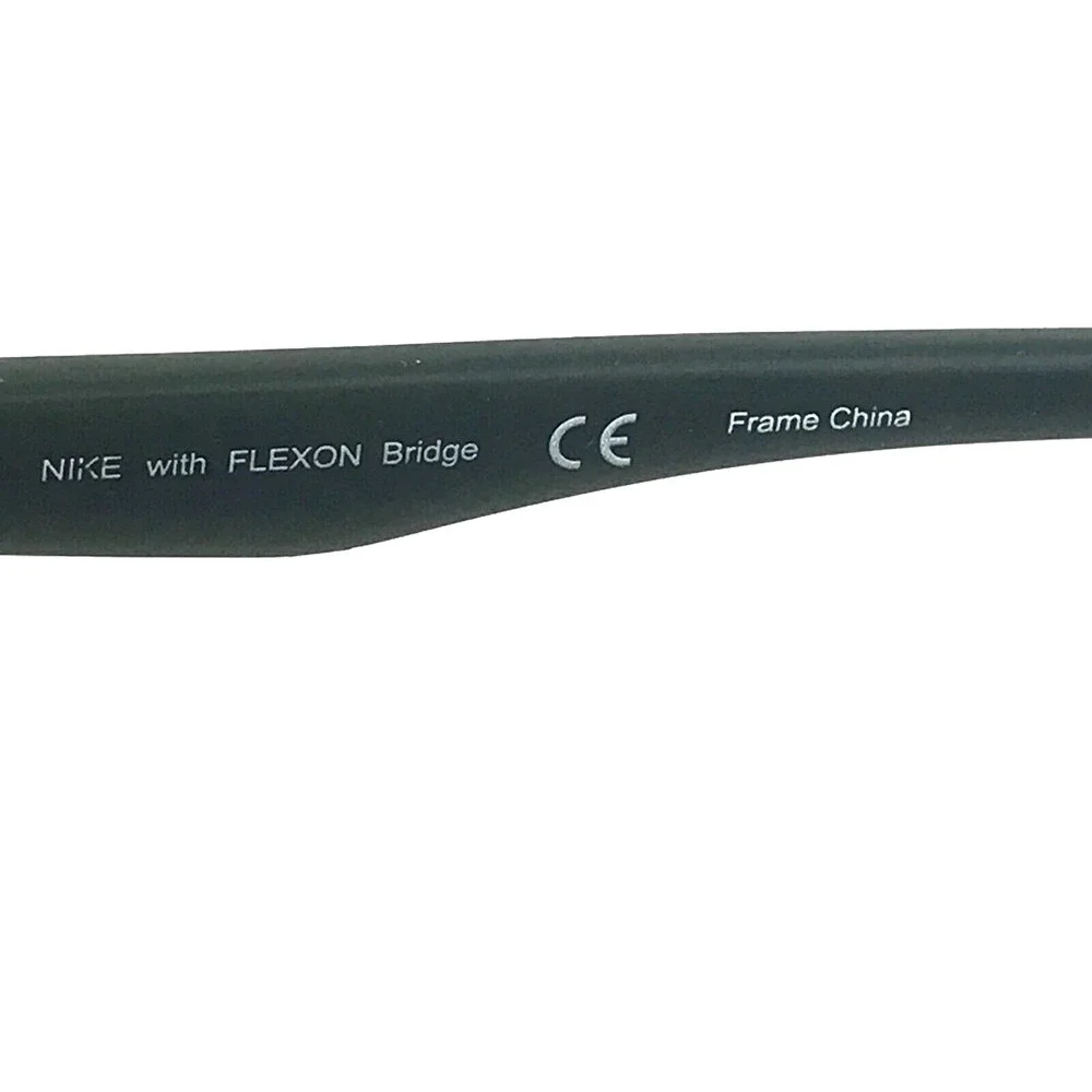 Nike with Flexon Eyeglasses Frames 4634 004 Matte Black Gray Rectangle 49-17-130